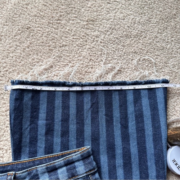 Cello Women's Blue Striped Jeans - Picture 5 of 7